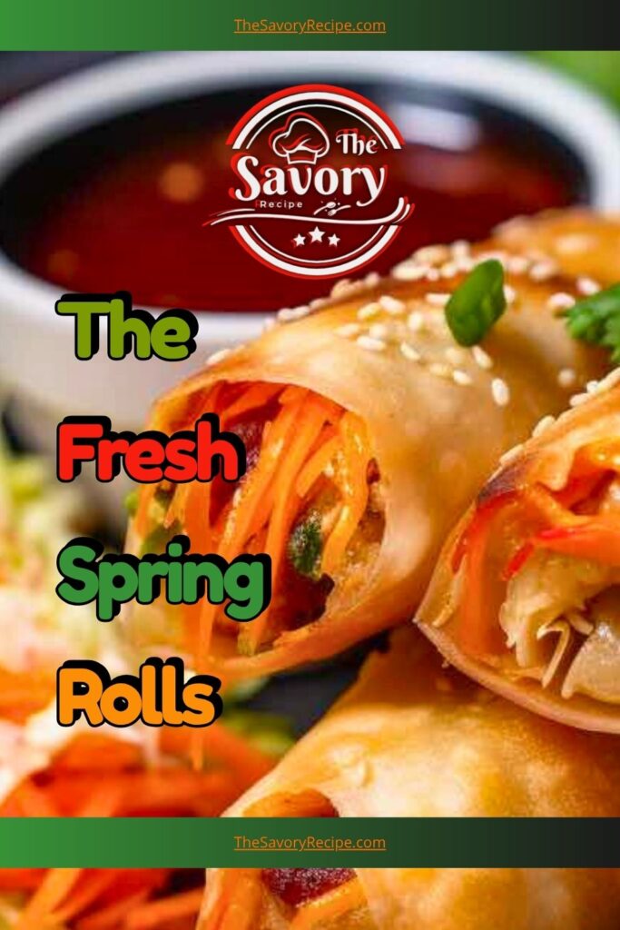 Fresh Spring Rolls: Easy & Fast Just 15min To Made